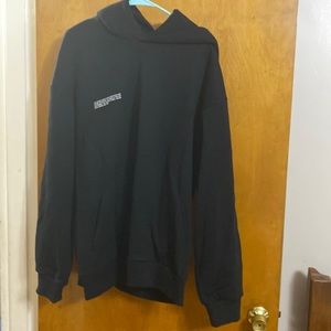 PANGAIA 365 Signature Unisex Recycled & Organic Cotton Hoodie Black Large New